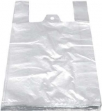 HDPE mikroténové tašky - biele