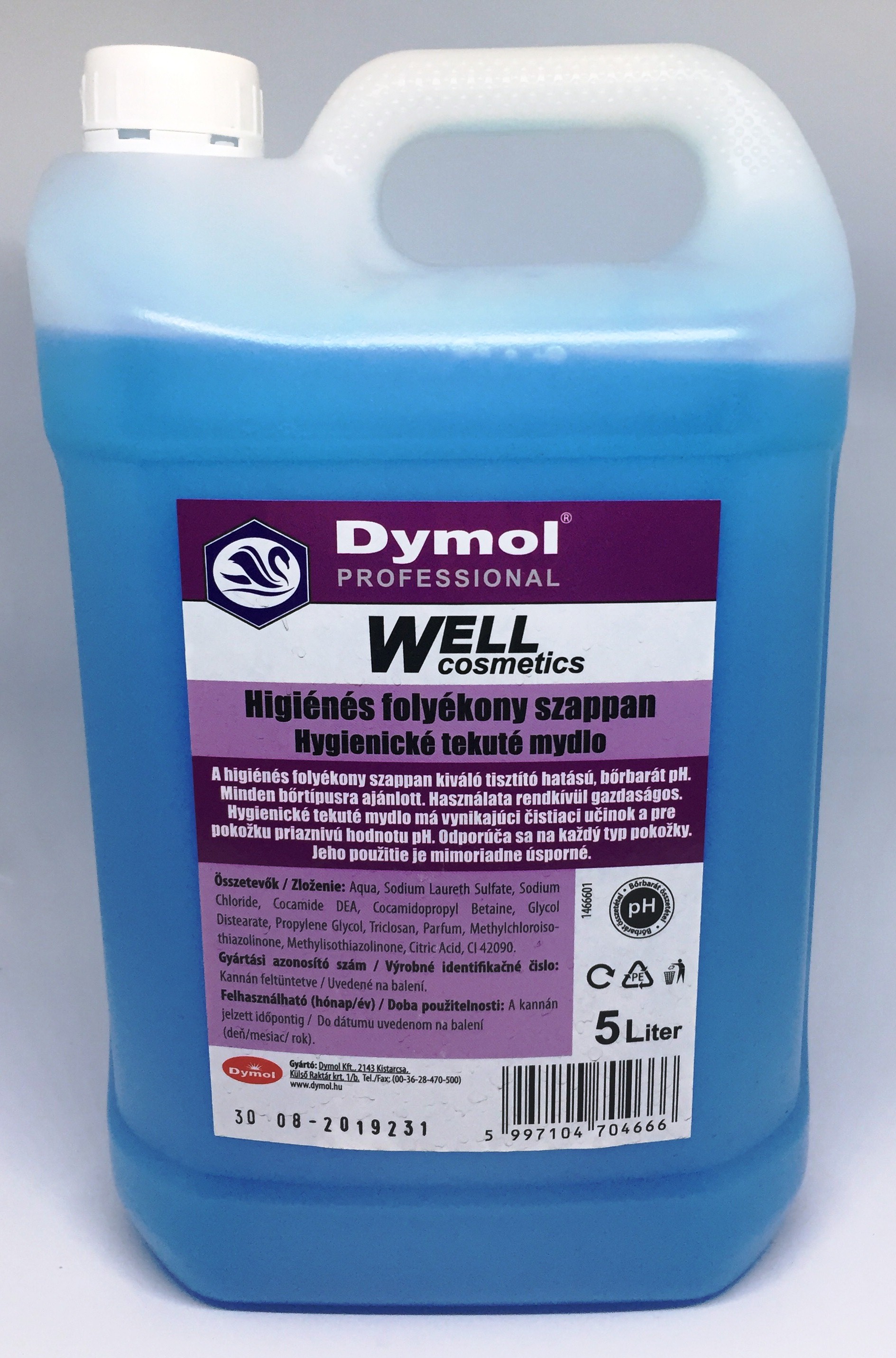 Dymol Professional Well cosmetics tekuté mydlo 5l