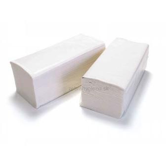 Skladané utierky biele 2 vrstvové - kartón