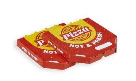 Krabice na pizzu 26*26*3 cm (100 ks)
