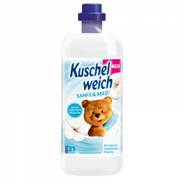 Kuschelweich rakúska aviváž 1L - sanft&mild, 31 praní