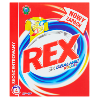 Prací prášok Rex, 300g, color, 4 prania