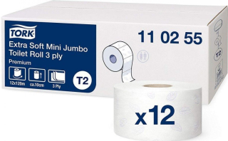 TORK T2 110255 Toaletný papier Premium Mini Jumbo 3 vrstvový