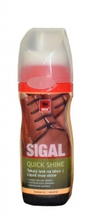 Sigal - quick shine, tekutý lesk na obuv, bezfarebný